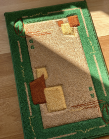 Синтетичний килим Frize Vrezanny 5858B beige - высокое качество по лучшей цене в Украине.